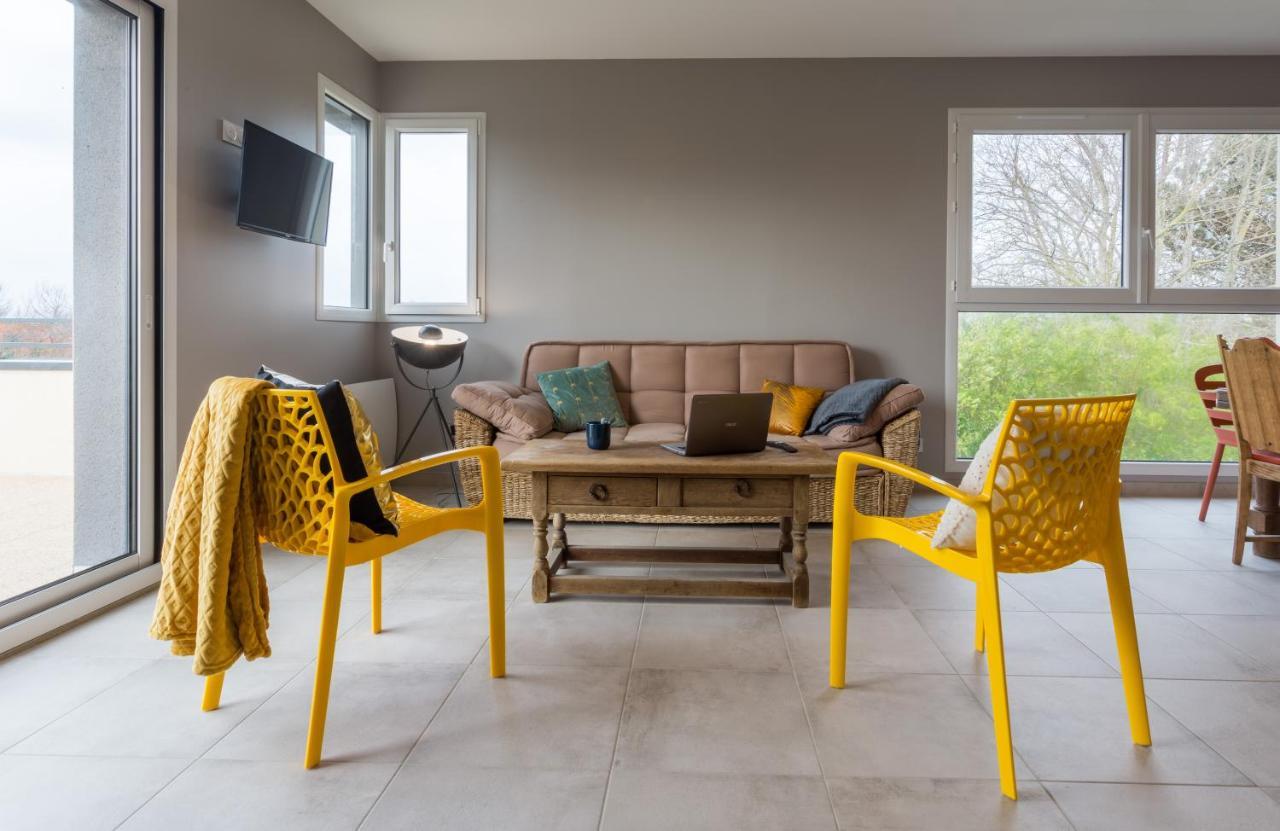 Tribord, Appt Avec Terrasse Et Vue Mer, Parking Saint-Come-de-Fresne Exterior foto