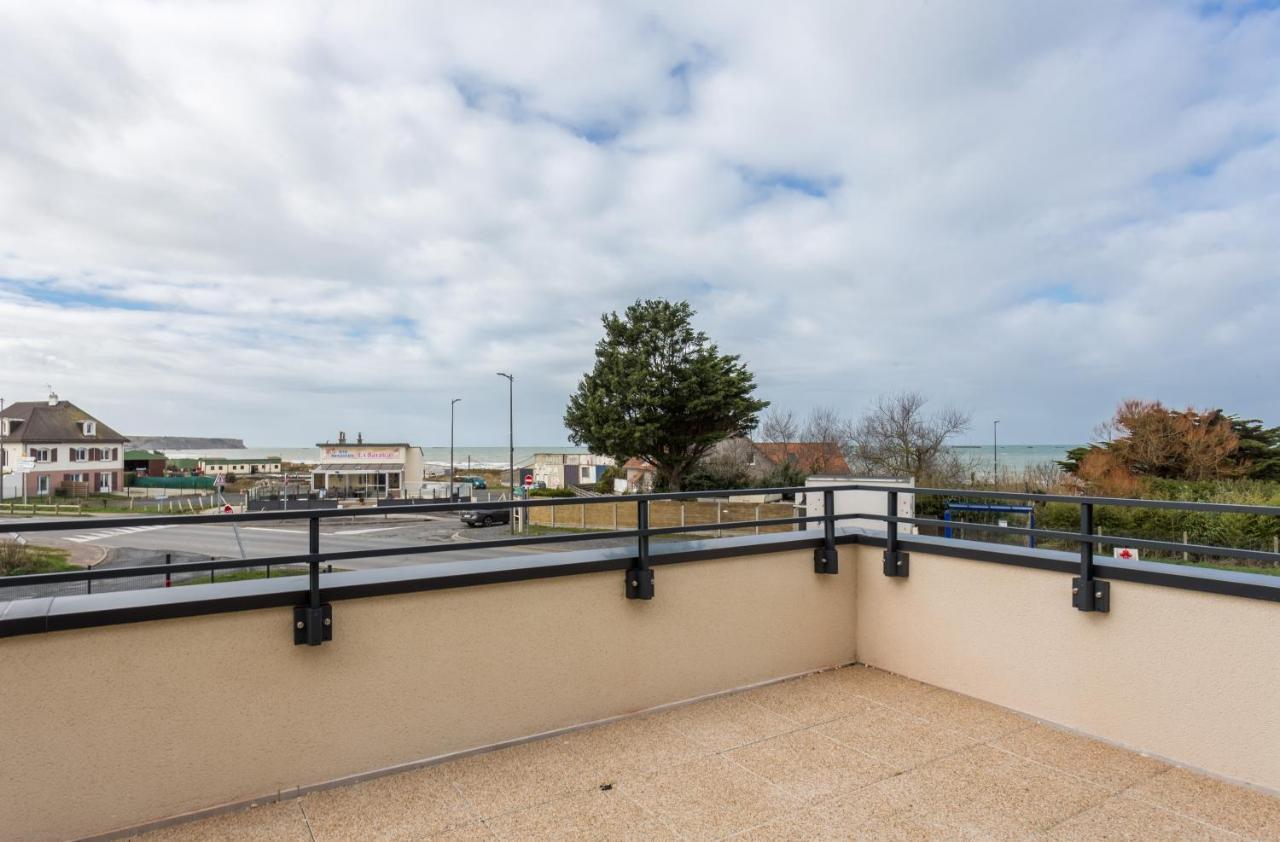 Tribord, Appt Avec Terrasse Et Vue Mer, Parking Saint-Come-de-Fresne Exterior foto